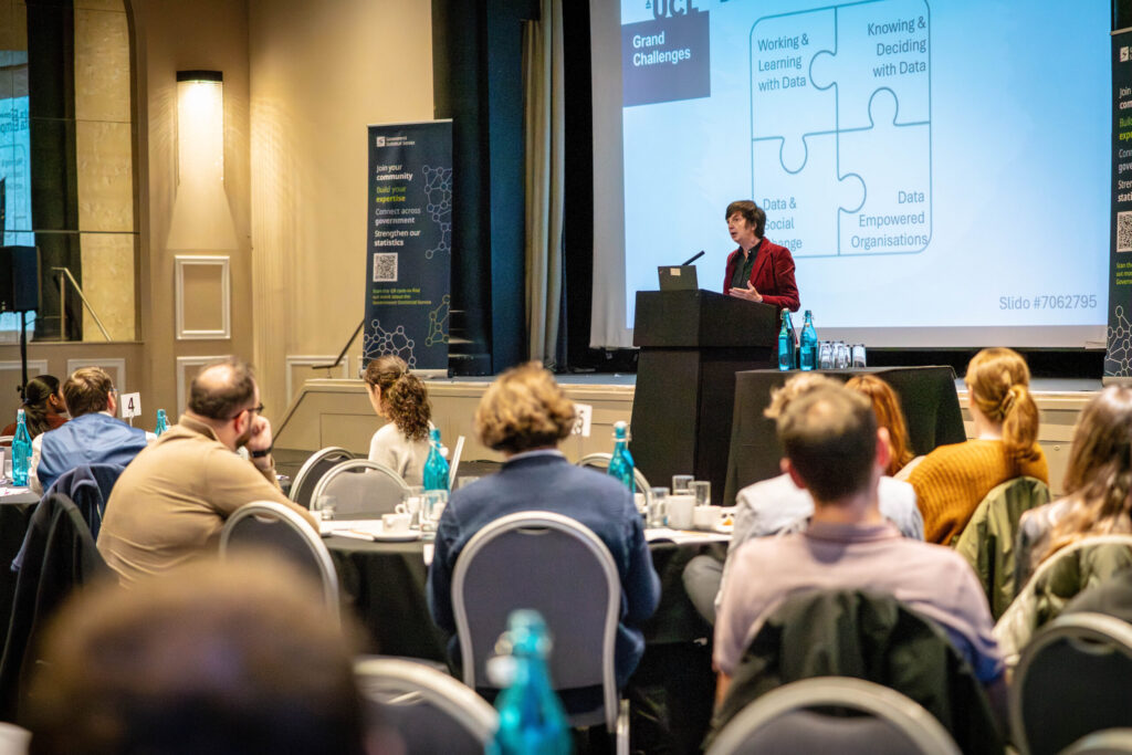 Allison Littlejohn presenting at the GSS Conference