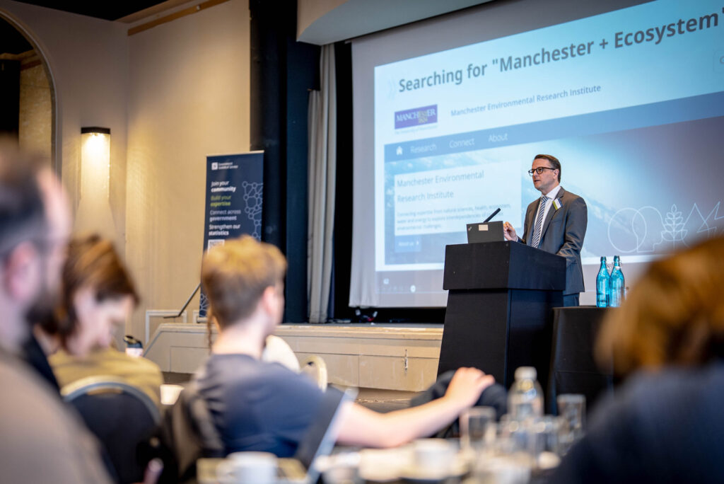 Eric Anvar presenting at the GSS Conference