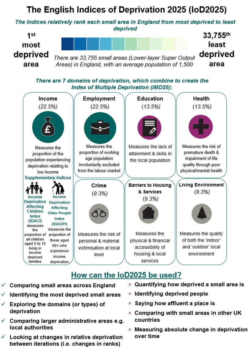 An infographic of the IoD 2025 contents. This information is also available in the publication.